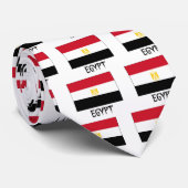 Ägypten-Flagge Krawatte (Gerollt)