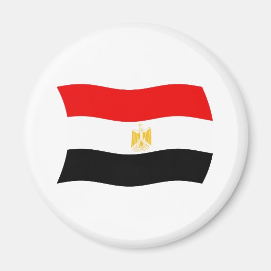 Ägypten-Flagge-Magnet Magnet (Vorne)
