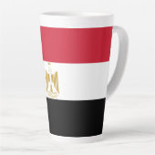 Ägypten-Flagge Milchtasse (Rechte Ecke)