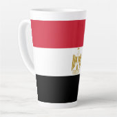Ägypten-Flagge Milchtasse (Linke Ecke)