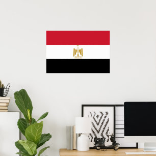 Ägypten-Flagge Poster