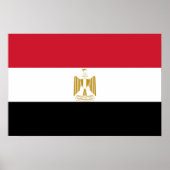 Ägypten-Flagge Poster (Vorne)