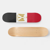 Ägypten-Flagge Skateboard (Horizontal)
