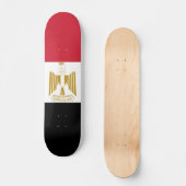 Ägypten-Flagge Skateboard (Vorderseite)