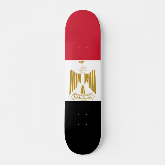 Ägypten-Flagge Skateboard (Vorne)