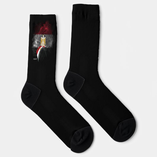 Ägypten-Flagge Socken (Rechts)