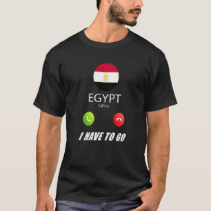 Ägypten-Flagge Souvenir Ägypten Ruft T-Shirt