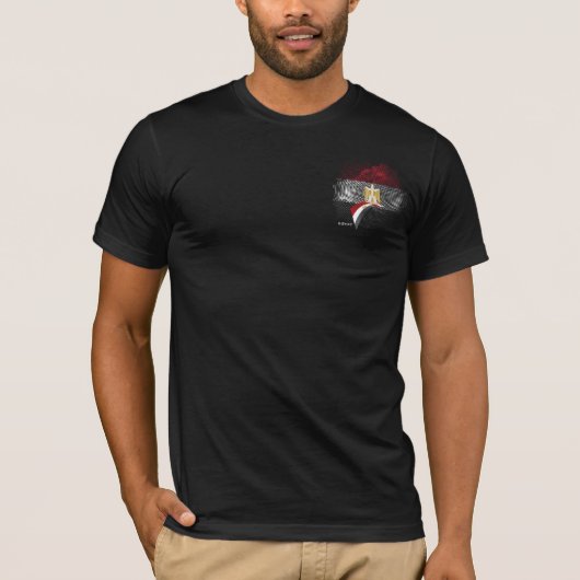 Ägypten-Flagge T-Shirt (Vorderseite)