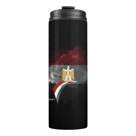 Ägypten-Flagge Thermosbecher (Vorderseite)