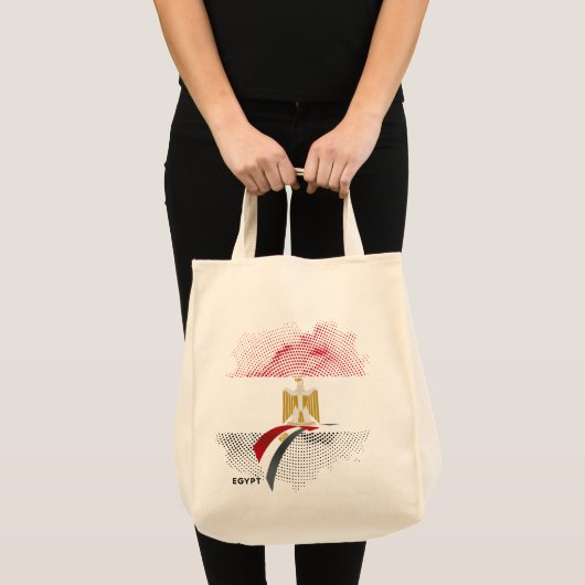 Ägypten-Flagge Tragetasche (Vorderseite (Produkt))