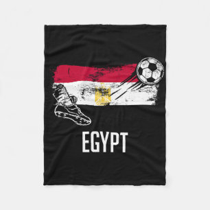 Ägypten-Flagge-Trikot Ägyptisches Fußballteam Ägyp Fleecedecke