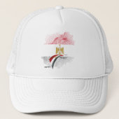 Ägypten-Flagge Truckerkappe (Vorderseite)