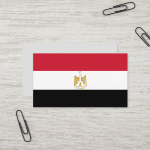 Ägypten-Flagge Visitenkarte