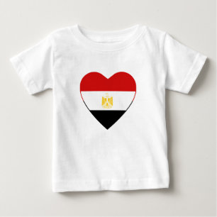 Ägypten-Flaggen-Herz-T - Shirt