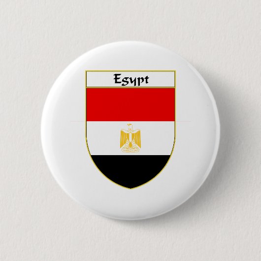 Ägypten-Flaggen-Schild Button (Vorderseite)