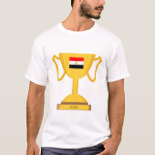 Ägypten-Flaggen-Trophäe T-Shirt (Vorderseite)