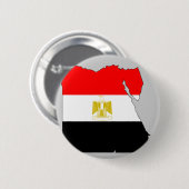 Ägypten-Flaggenkarte Button (Vorne & Hinten)