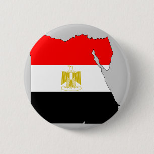 Ägypten-Flaggenkarte Button
