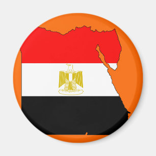 Ägypten-Flaggenkarte Magnet