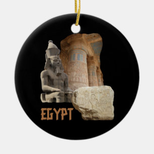 ÄGYPTEN-Fotocollagenverzierung Keramik Ornament