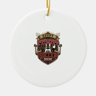 Ägypten Fußball 2026 Fußball Fett Land Typografie Keramik Ornament