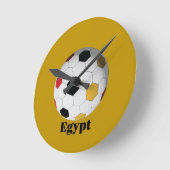 Ägypten Fußball Runde Wanduhr (Winkel)