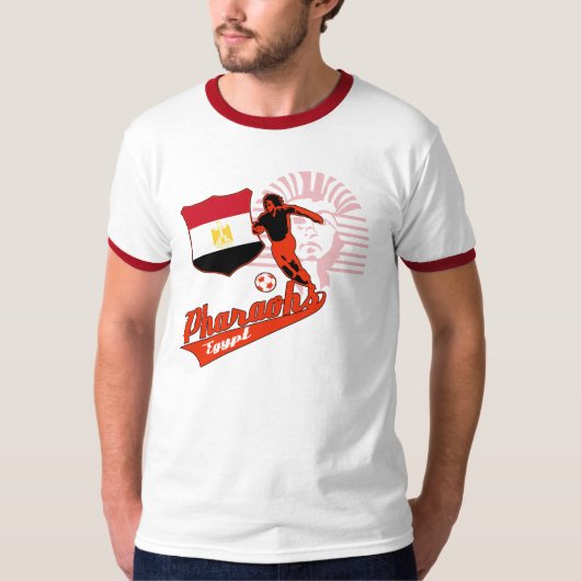 Ägypten-Fußball-Shirt T-Shirt (Vorderseite)