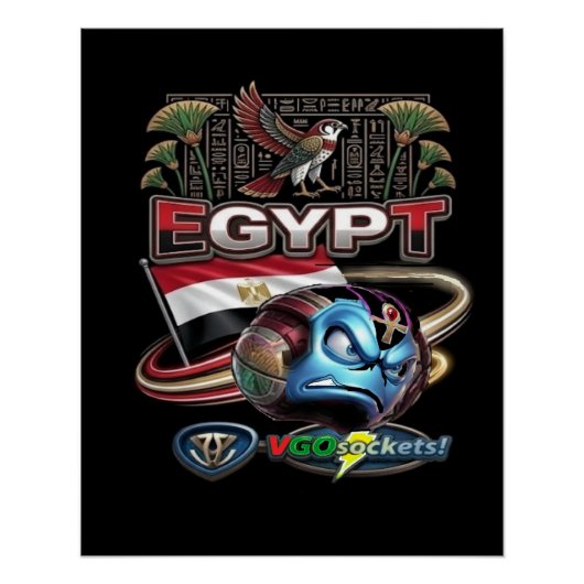 Ägypten-GBall Poster (Vorderseite)