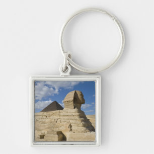 Ägypten, Giza. Die große Sphynx erhebt sich über d Schlüsselanhänger