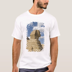 Ägypten, Giza. Die große Sphynx erhebt sich über d T-Shirt