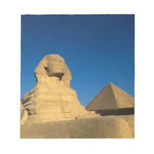 Ägypten, Giza, Die Sphinx, Altes Reich, Unesco Notizblock