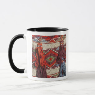 Ägypten, Giza. Kameldecke bei den Pyramiden von Tasse
