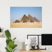 Ägypten-Gizah Pyramids Riesiges Poster (Heimbüro)