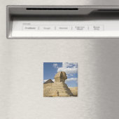 Ägypten, Gizeh. Der große Sphynx erhebt sich über Magnet (In Situ (Geschirrspüler))