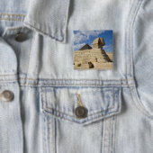 Ägypten, Gizeh. Der große Sphynx steigt über den 2 Button (Beispiel)