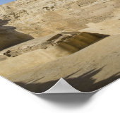Ägypten, Gizeh. Die große Sphynx erhebt sich über Poster (Ecke)