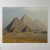 Ägypten, Gizeh, Gizeh-Pyramiden-Komplex, Gizeh-Pla Poster (Vorne)