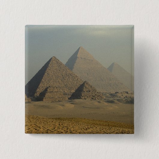 Ägypten, Gizeh, Gizeh Pyramids Complex, Giza Plate Button (Vorderseite)