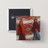 Ägypten, Gizeh. Kameldecke in den Pyramiden Button (Vorne & Hinten)