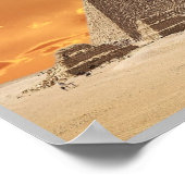Ägypten - Gizeh - Necropoli - Poster (Ecke)