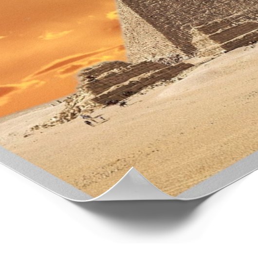 Ägypten - Gizeh - Necropoli - Poster (Ecke)