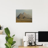 Ägypten, Gizeh, Pyramidenkomplex von Gizeh, Gizeh- Poster (Heimbüro)