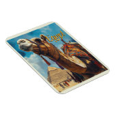 Ägypten Gizeh Pyramids Vintage Travel Magnet (Rechte Seite)