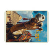 Ägypten Gizeh Pyramids Vintage Travel Magnet (Horizontal)