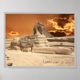 Ägypten - Gizeh - Sfinge - Poster