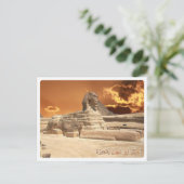 Ägypten - Gizeh - Sfinge - Postkarte (Stehend Vorderseite)