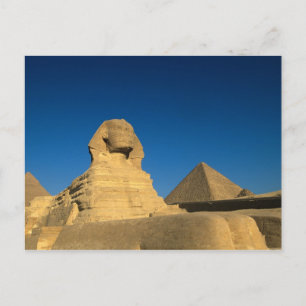 Ägypten, Gizeh, Sphinx, Altes Königreich, Unesco Postkarte