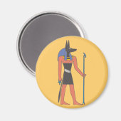 Ägypten Gottheit Anubis egypt deity Magnet (Vorderseite/Rückseite)