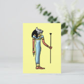 Ägypten Göttin Bastet egypt Göttin Postkarte (Stehend Vorderseite)