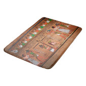 Ägypten Hieroglyphen Bath Mat Badematte (Schrägansicht)